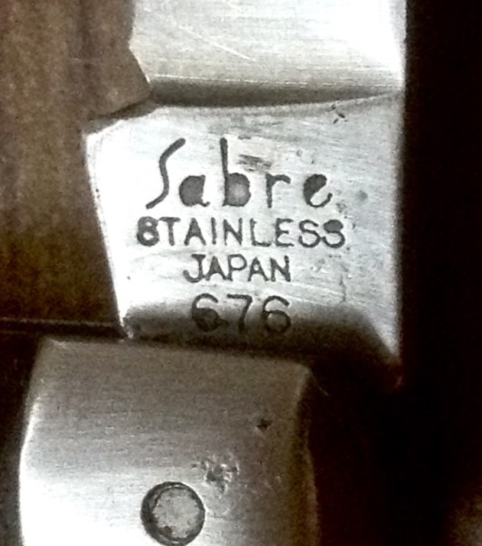 The Main Blade Front Tang Stamp.
