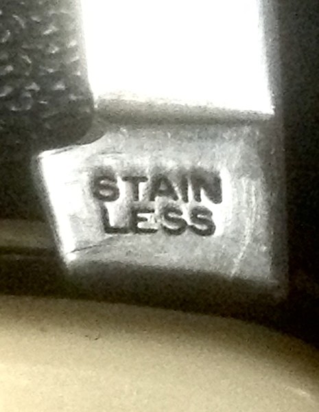 The Secondary Blade Front Tang Stamp.