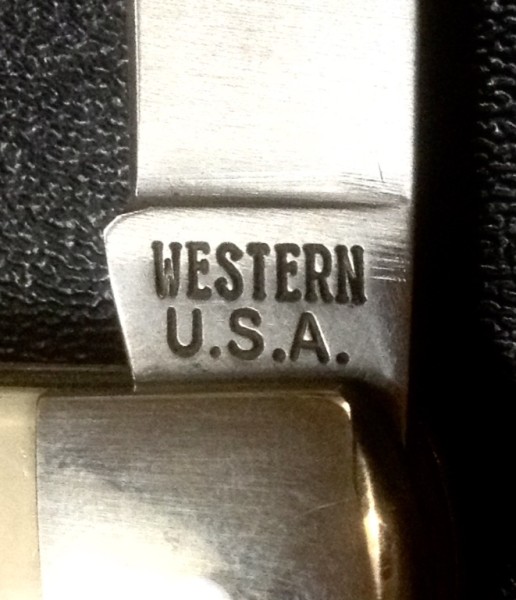 The Main Blade Front Tang Stamp.