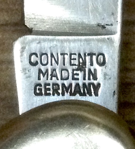 The Main Blade Front Tang Stamp.