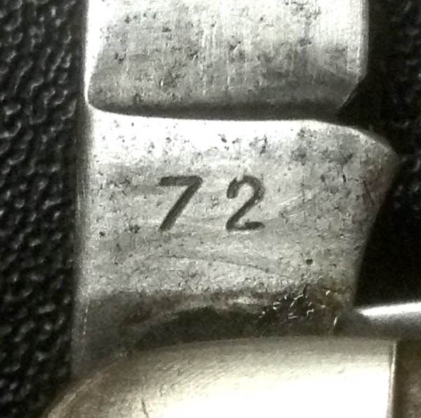 The Main Blade Back Tang Stamp.