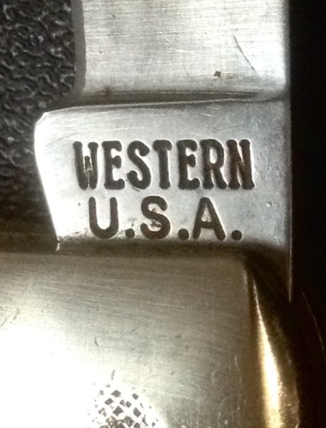 The Main Blade Front Tang Stamp.