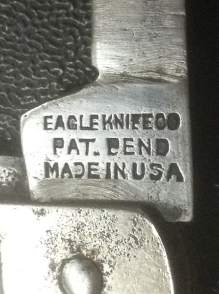 The Secondary Blade Front Tang Stamp.