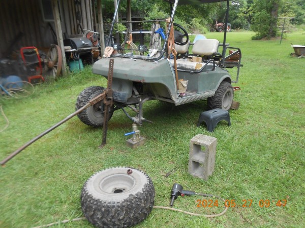 Wheel bearing replacement time on Memorial Day.
