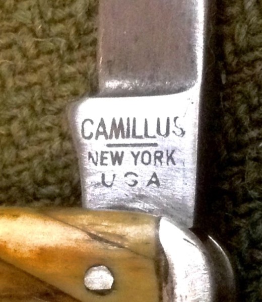 The Main Blade Front Tang Stamp.