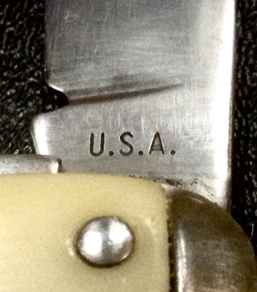 The Main Blade Front Tang Stamp.