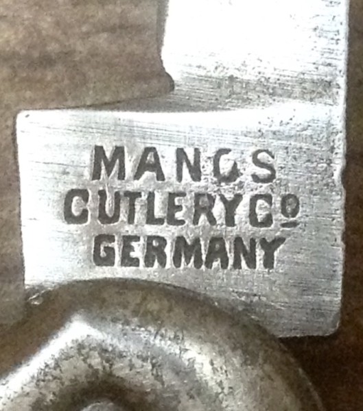 The Secondary Blade Front Tang Stamp.