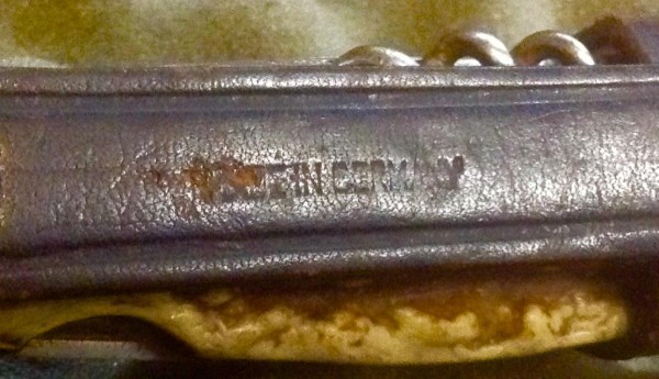 Back Of The Sheath Mark Or Stamp.