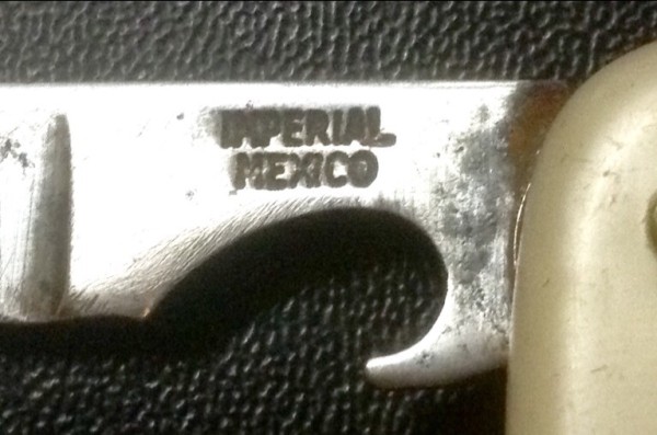 Pocket Knife #3.<br />The Blade/Tool Front Stamp.