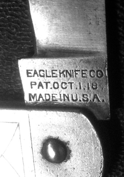 The Main Blade Front Tang Stamp.