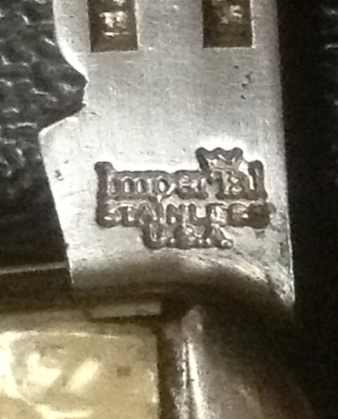 The Tool Front Tang Stamp.