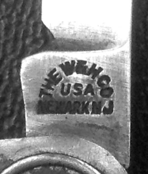 The Main Blade Front Tang Stamp.