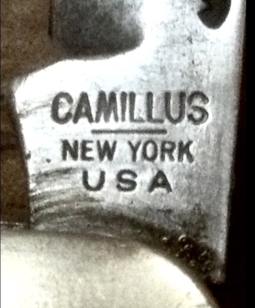 The Main Blade Front Tang Stamp.