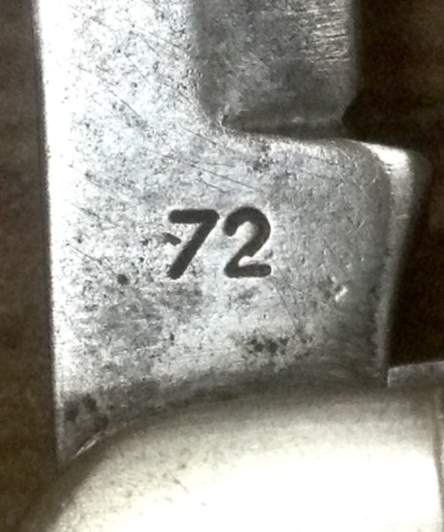 The Main Blade Back Tang Stamp.