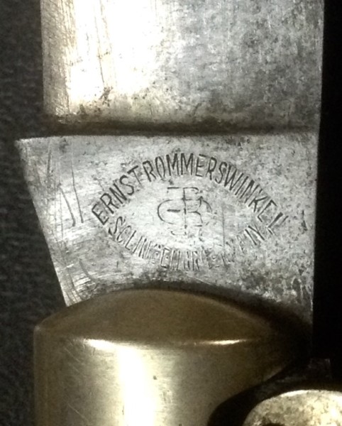The Main Blade Front Tang Stamp.