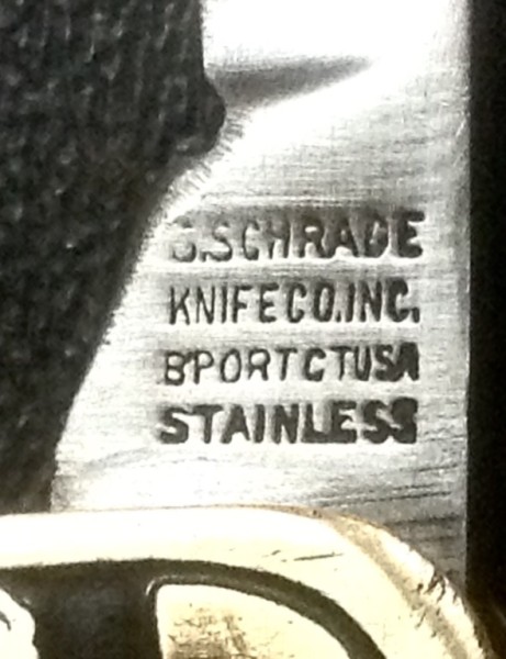 The Main Blade Front Tang Stamp.