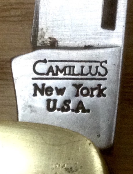 The Main Blade Front Tang Stamp.