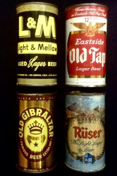 The Four Beer Cans That I Kept.