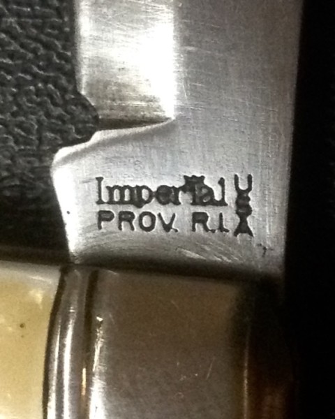 The Main Blade Front Tang Stamp.