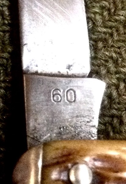 The Main Blade Back Tang Stamp.
