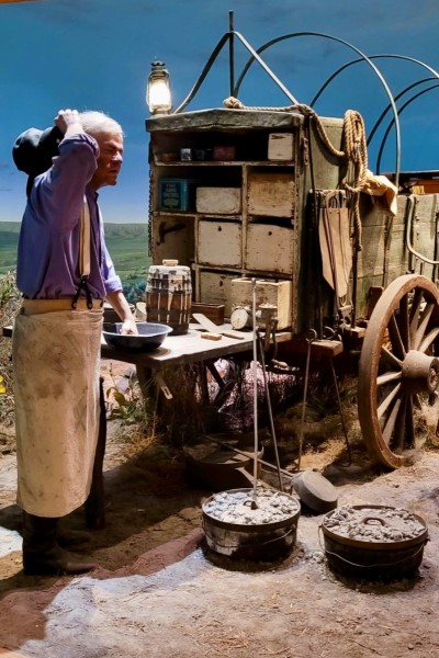 The Chuck wagon diorama