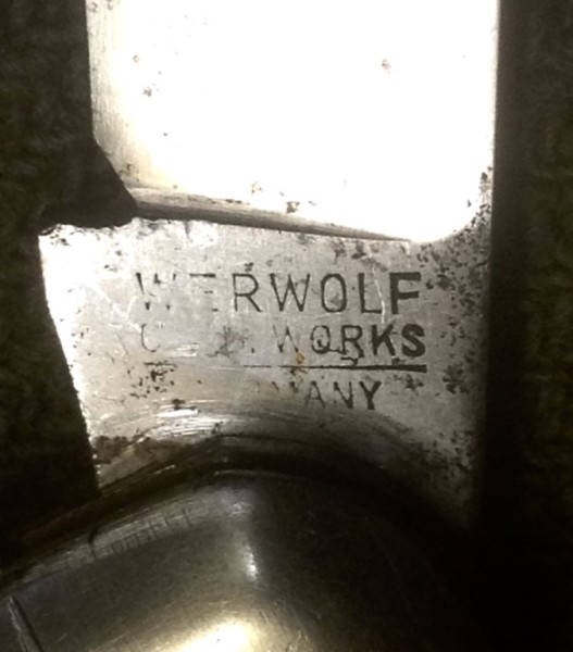 The Main Blade Front Tang Stamp.