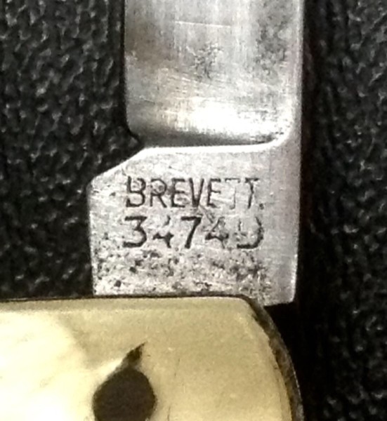 The Main Blade Tang Stamp.