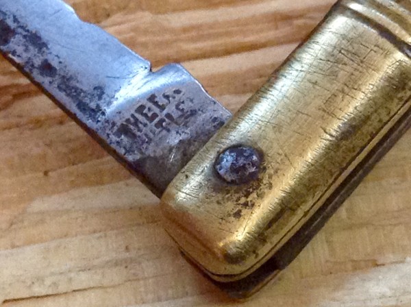 The Main Blade Back Tang Stamp.
