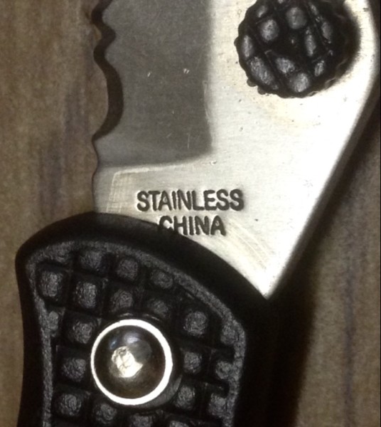 Picture #5.<br />See Description Pocket Knife #1.<br />The Main Blade Front Tang Stamp.