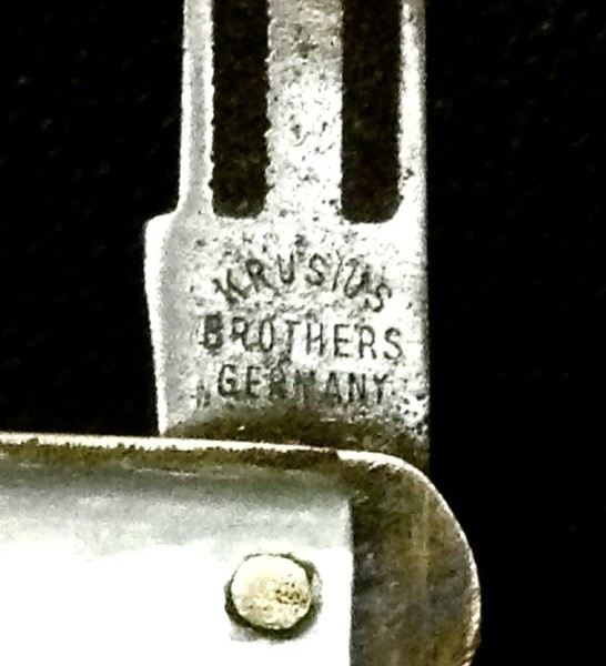 The Secondary Blade/Tool Front Tang Stamp.