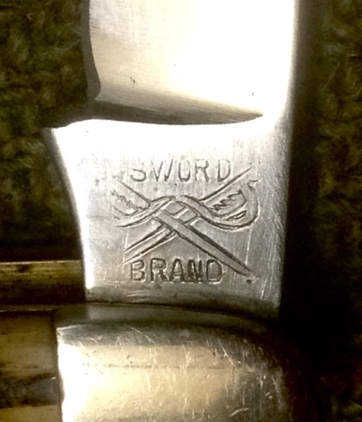 The Main Blade Front Tang Stamp.