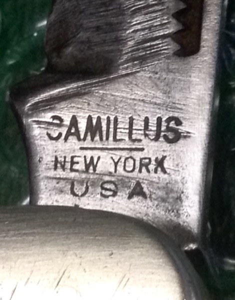 The Main Blade Front Tang Stamp.