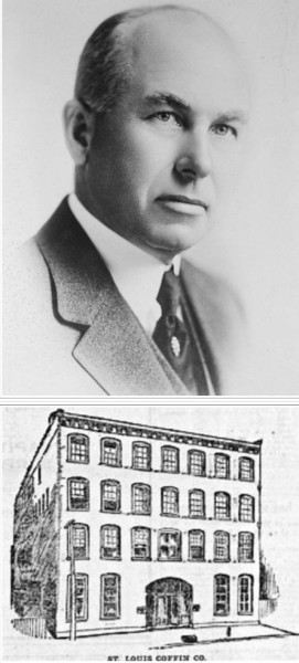 Top - Frederick D. Gardner. Circa ?<br />Bottom - The St. Louis Coffin Company. Circa 1898.<br />NOT My Item(s). NOT My Picture(s).
