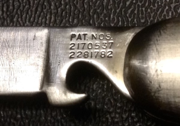 The Main Blade Front Tang Stamp.