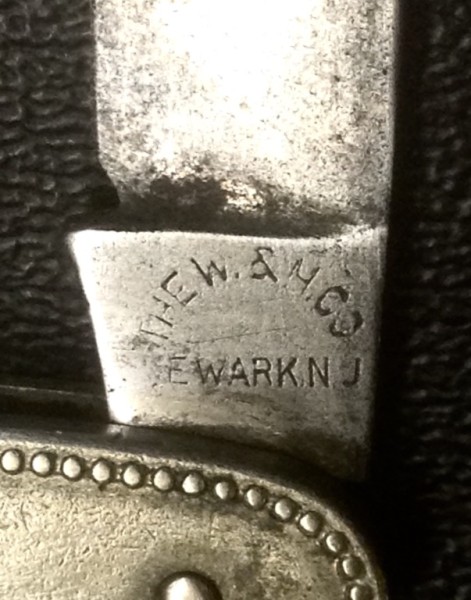 The Main Blade Front Tang Stamp.