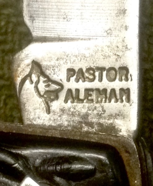 The Main Blade Front Tang Stamp.