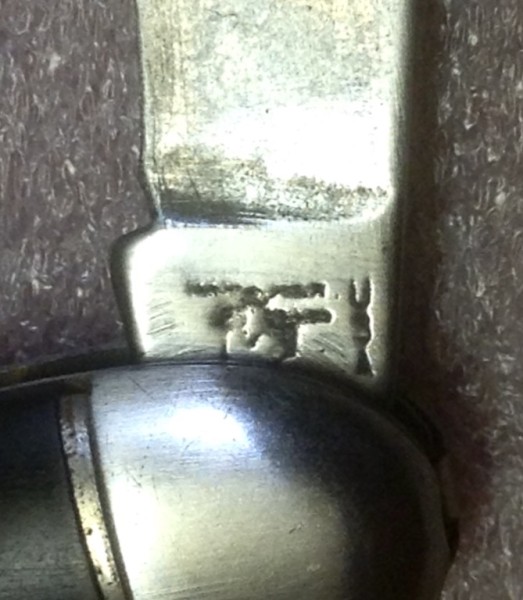 Pocket Knife #5 - The Main Blade Front Tang Stamp.
