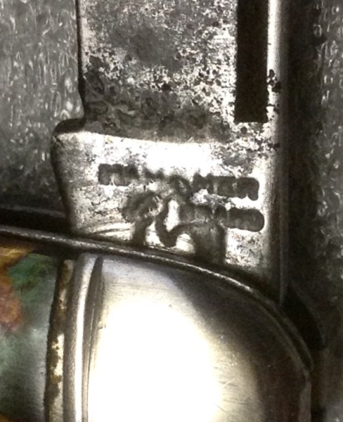 The Main Blade Front Tang Stamp.