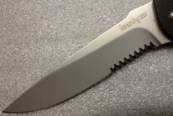 The Blade Front Etch.