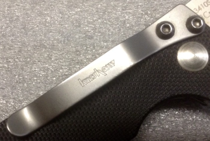 The Pocket Or Belt Clip Etch.