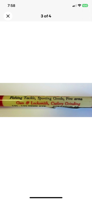 Pen from the company