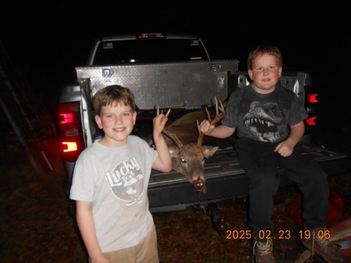 2 of his proud little sons, they have another younger son and an older daughter. Good folks!!