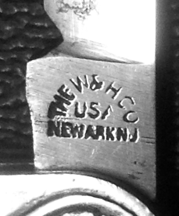 The Main Blade Front Tang Stamp.