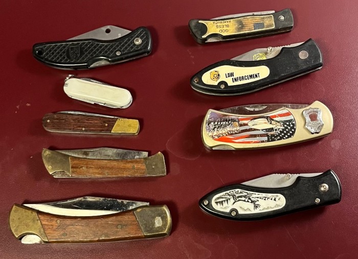 None no-name import knives, in various condition