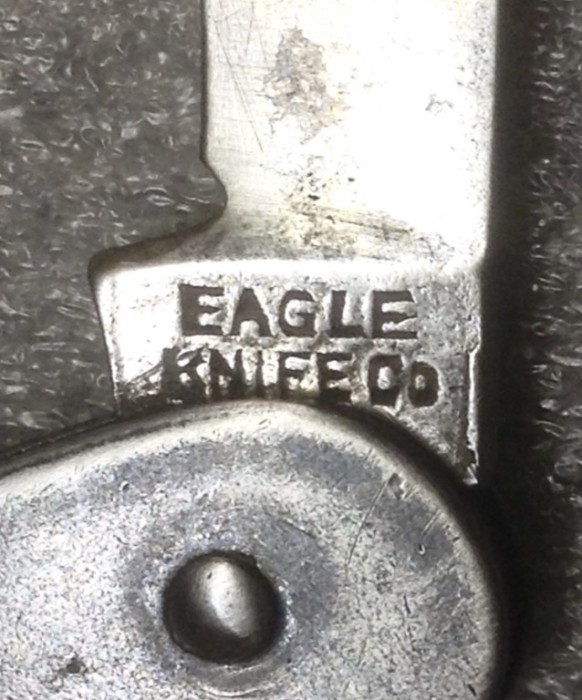 The Main Blade Front Tang Stamp.
