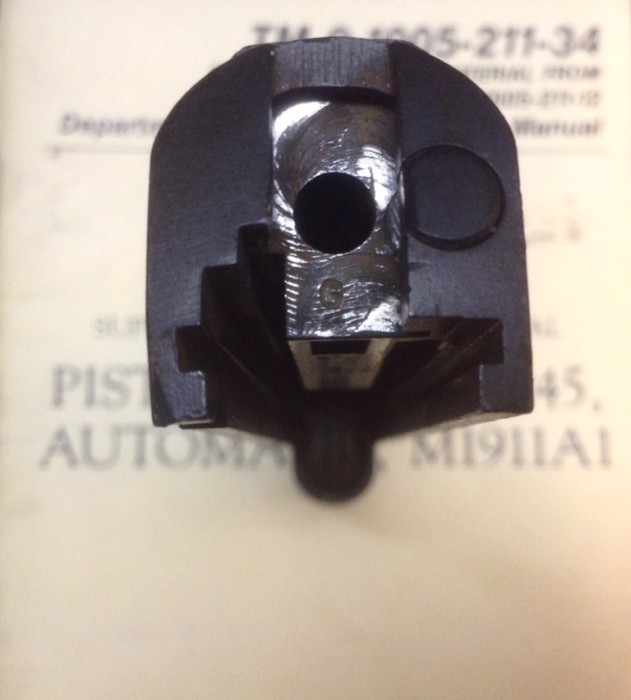 The Firing Pin Guard Removed With The &quot;G&quot; Stamp.<br />(Government Contract Order?)