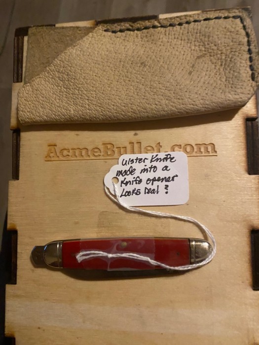 Pig skin slip  knife pick