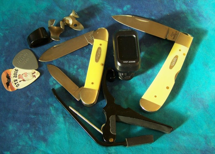 Yellow Case EDC on party day.JPG