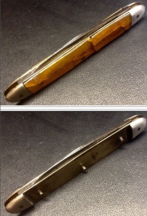 Top - Before The Removal Of The Handles.<br />Bottom - After The Removal Of The Handles.