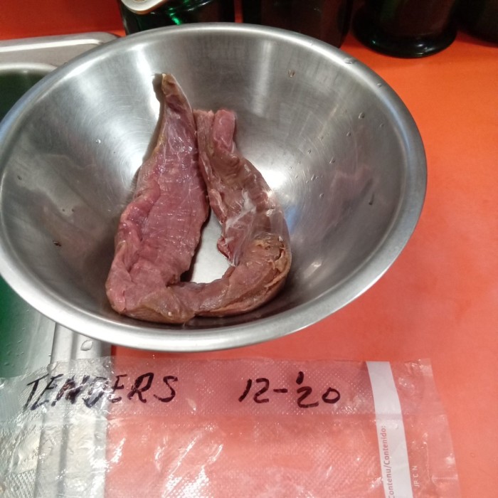 Venison tenderloins packaged 12/20, still good.